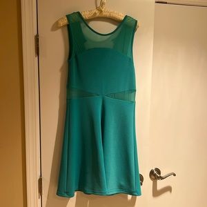 Green Girls Dress